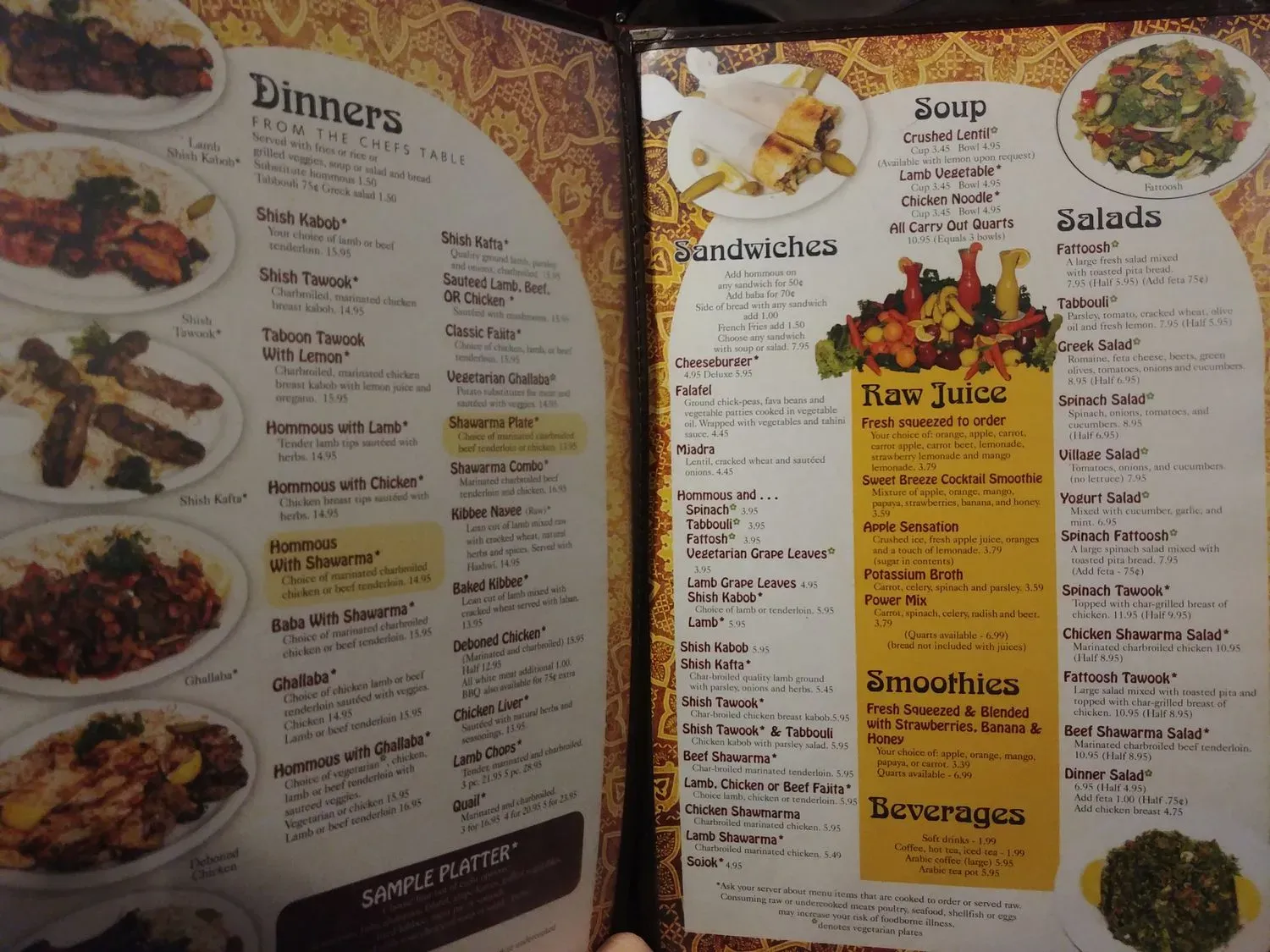 Menu 3