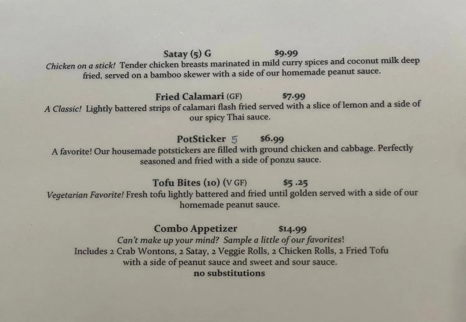 Menu 6