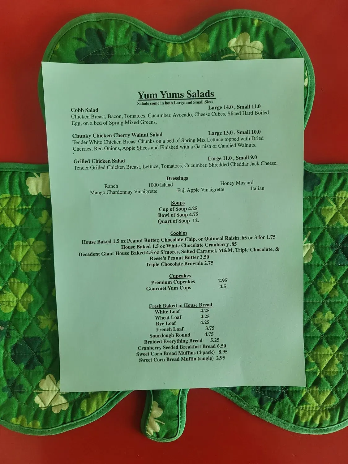 Menu 2
