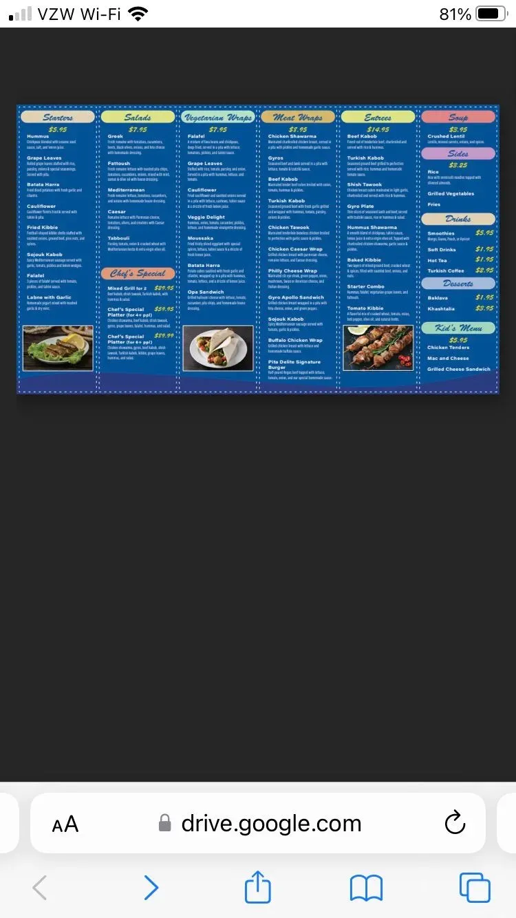 Menu 6