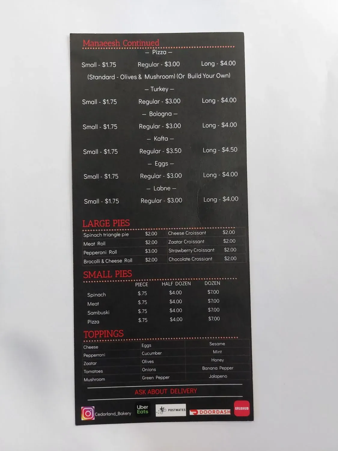 Menu 2