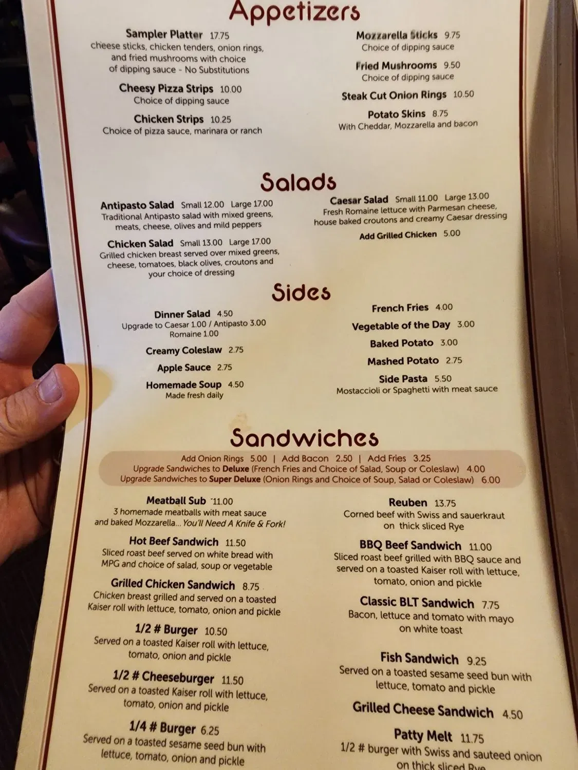 Menu 4