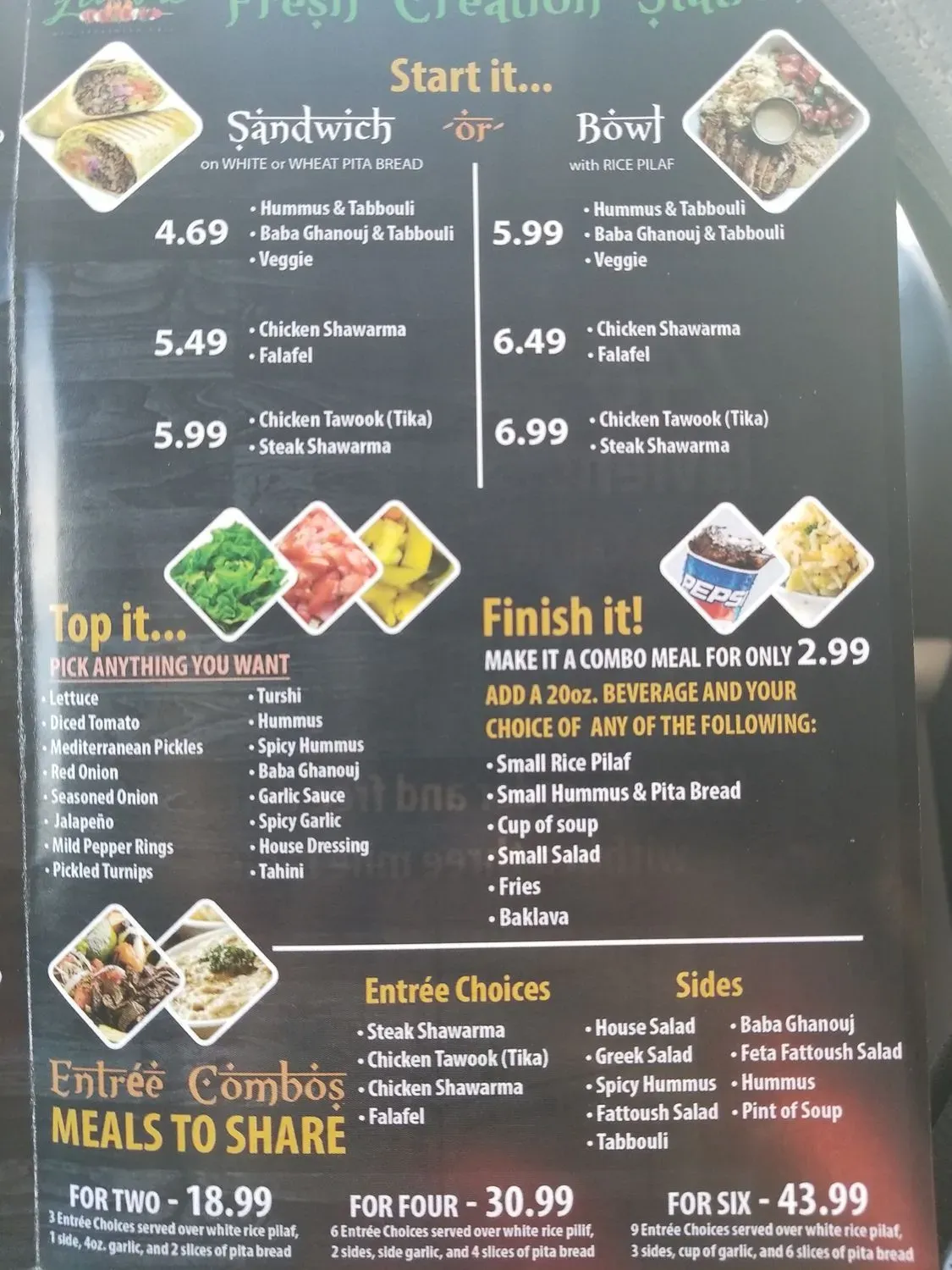 Menu 2