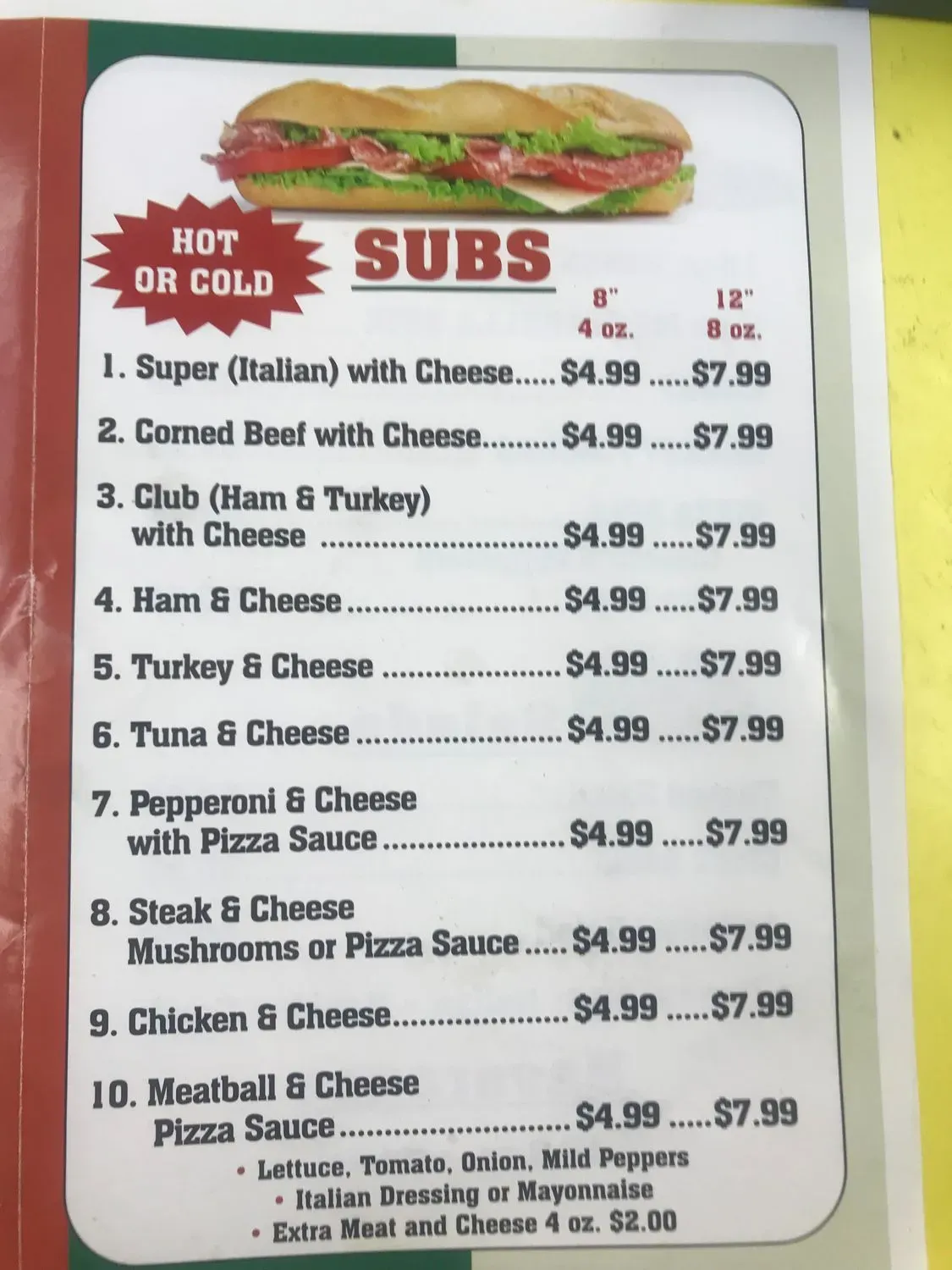 Menu 3