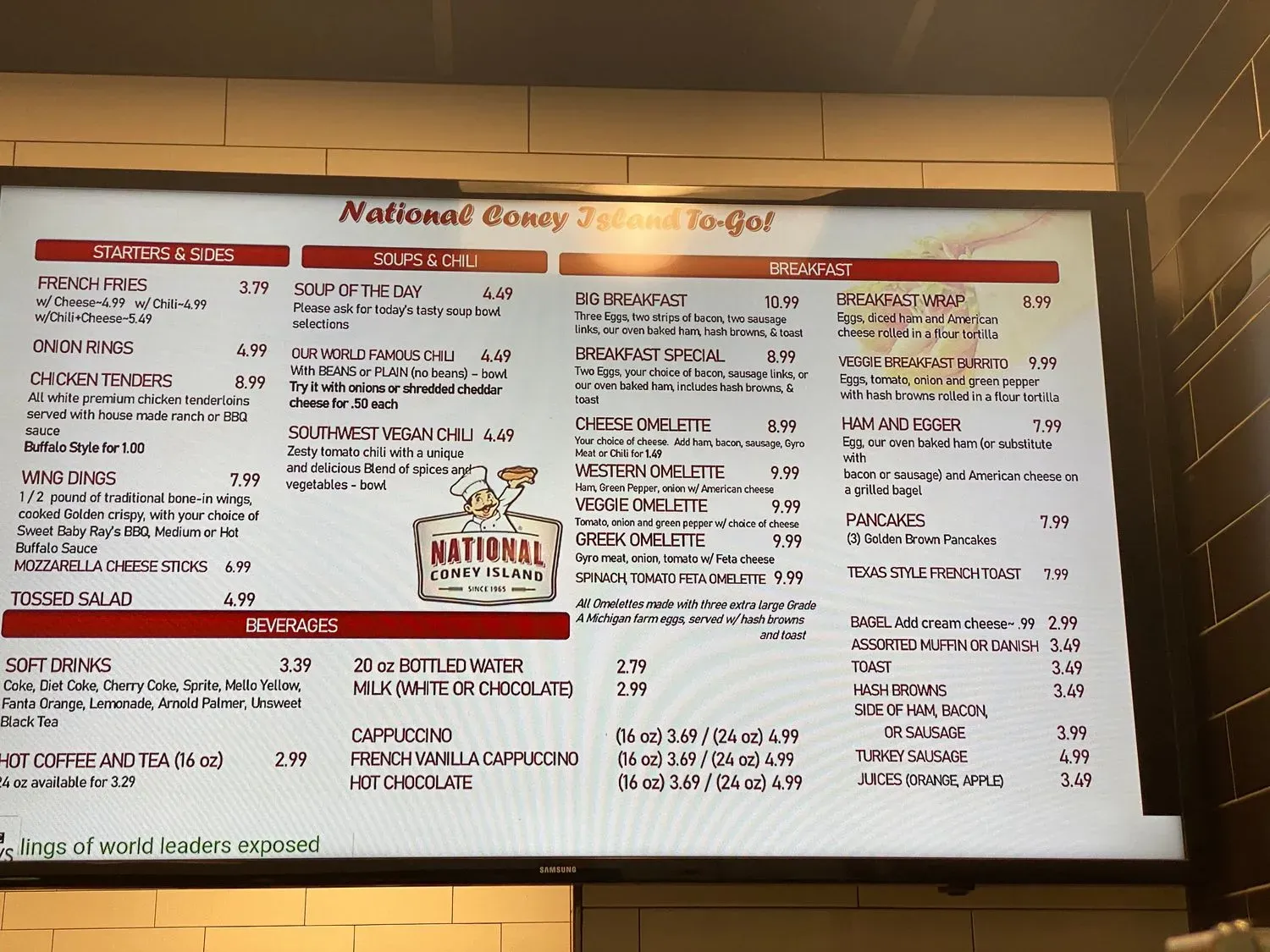 Menu 3