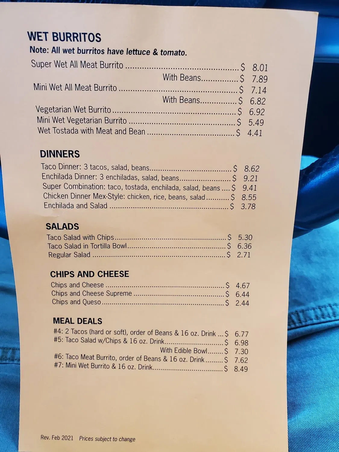 Menu 3