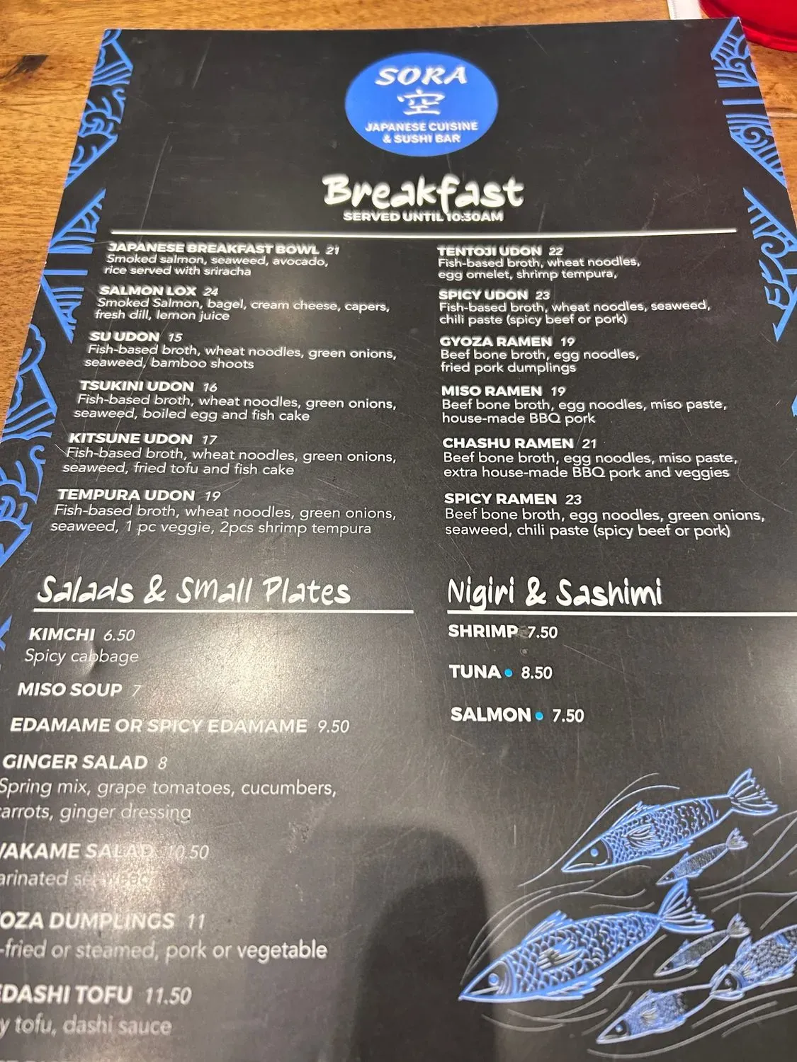 Menu 6