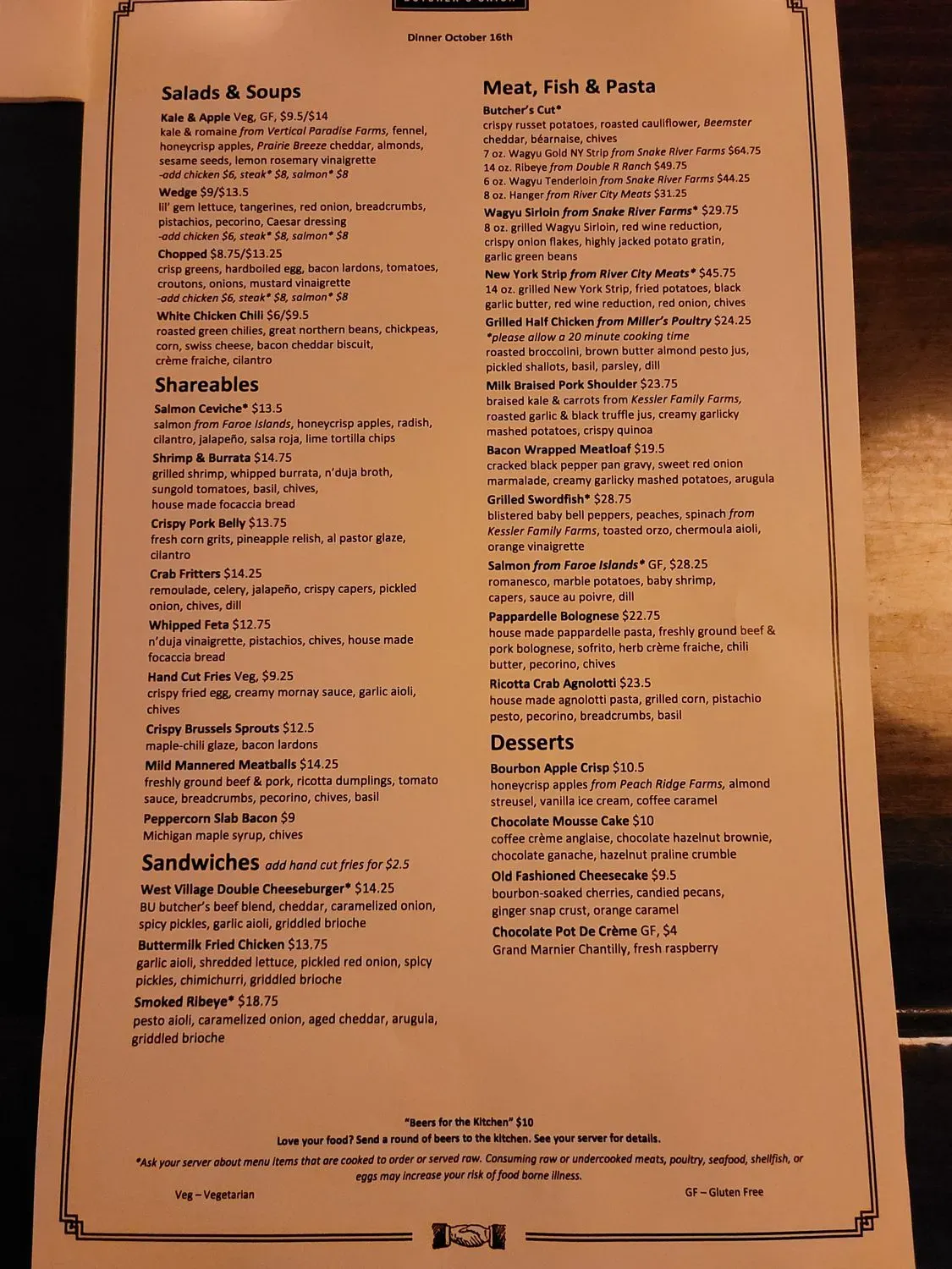 Menu 6