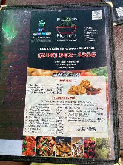 Menu 6