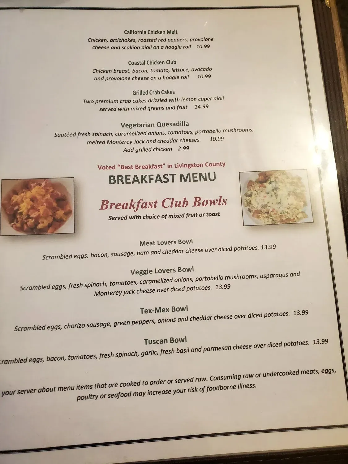 Menu 5