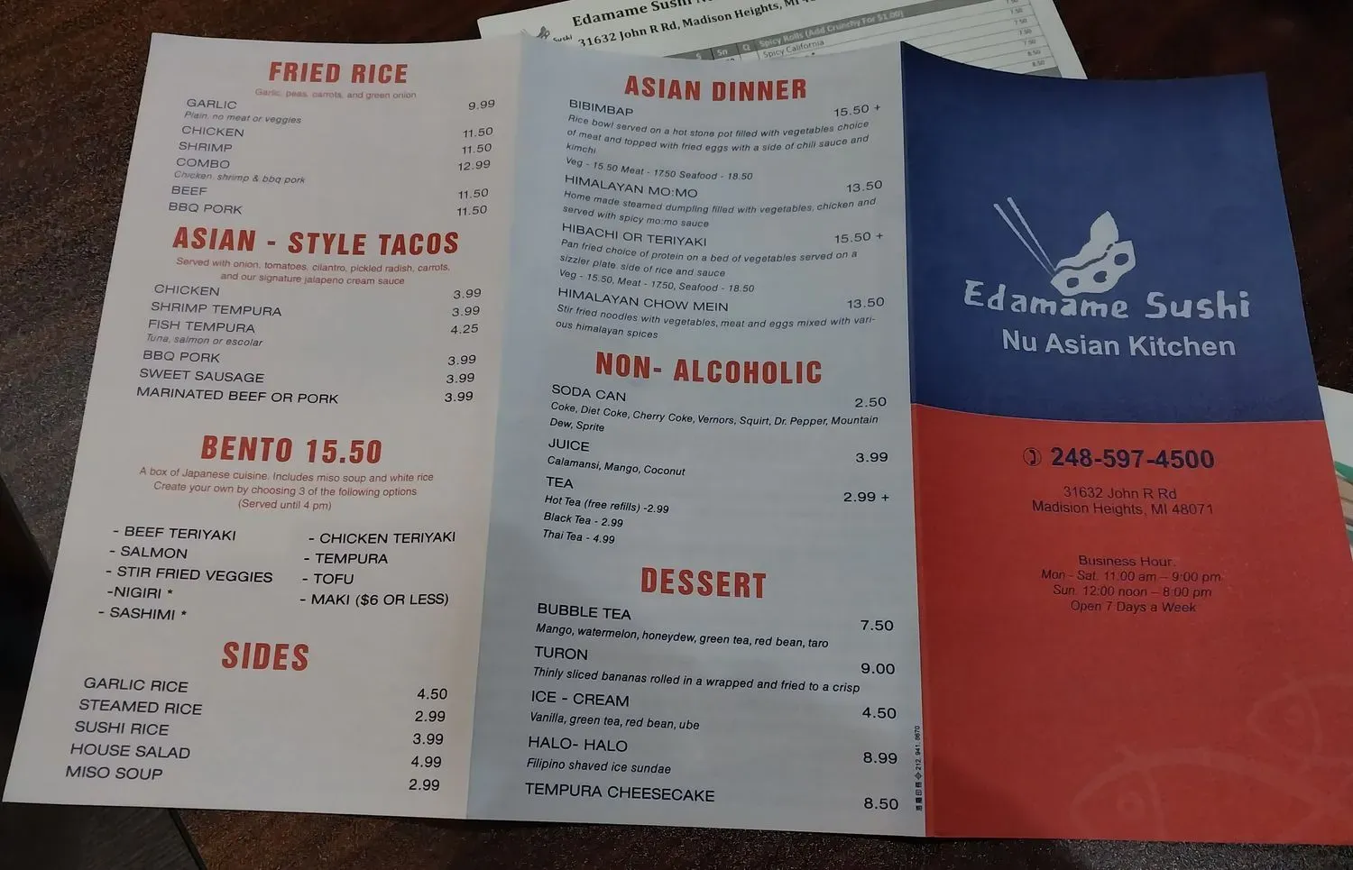 Menu 4