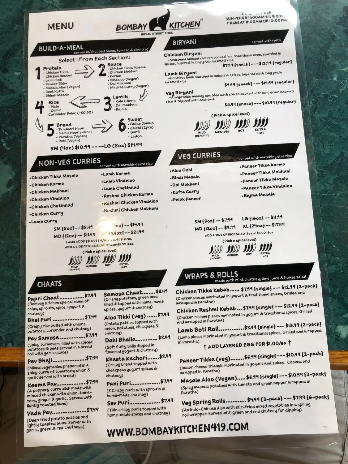 Menu 5