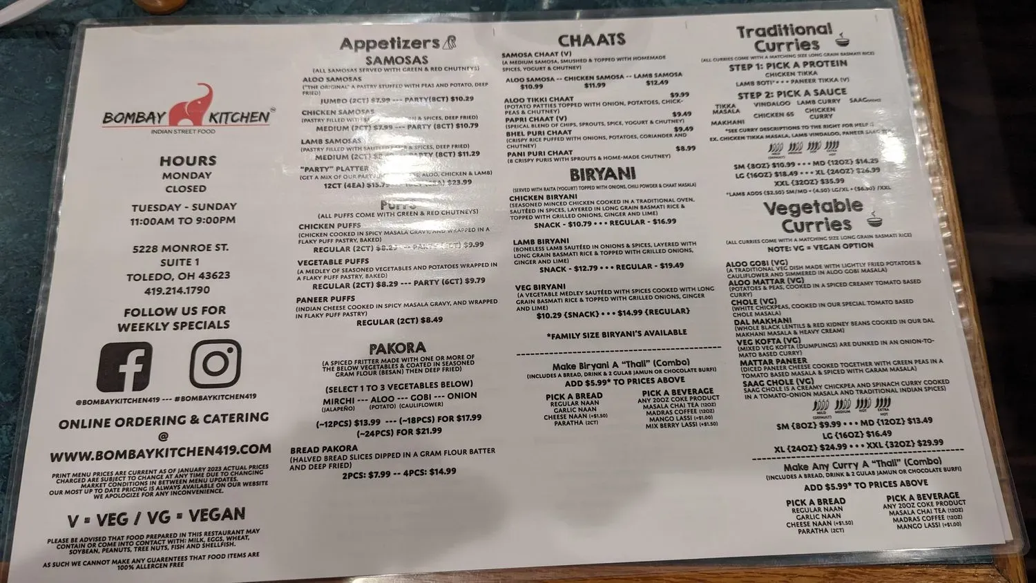 Menu 4