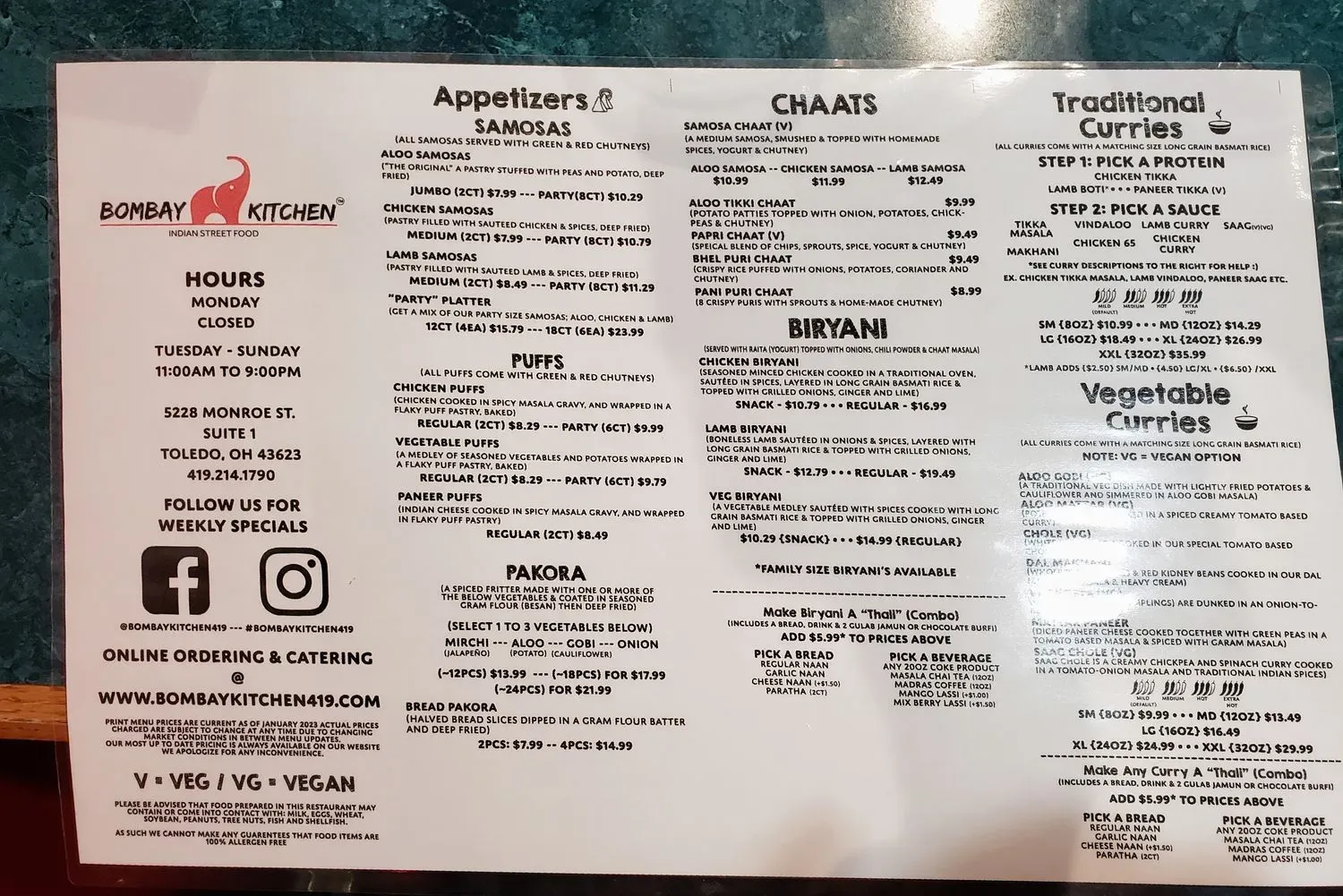 Menu 3