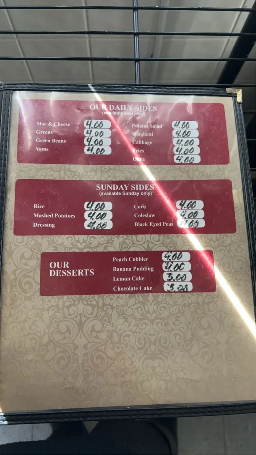 Menu 5