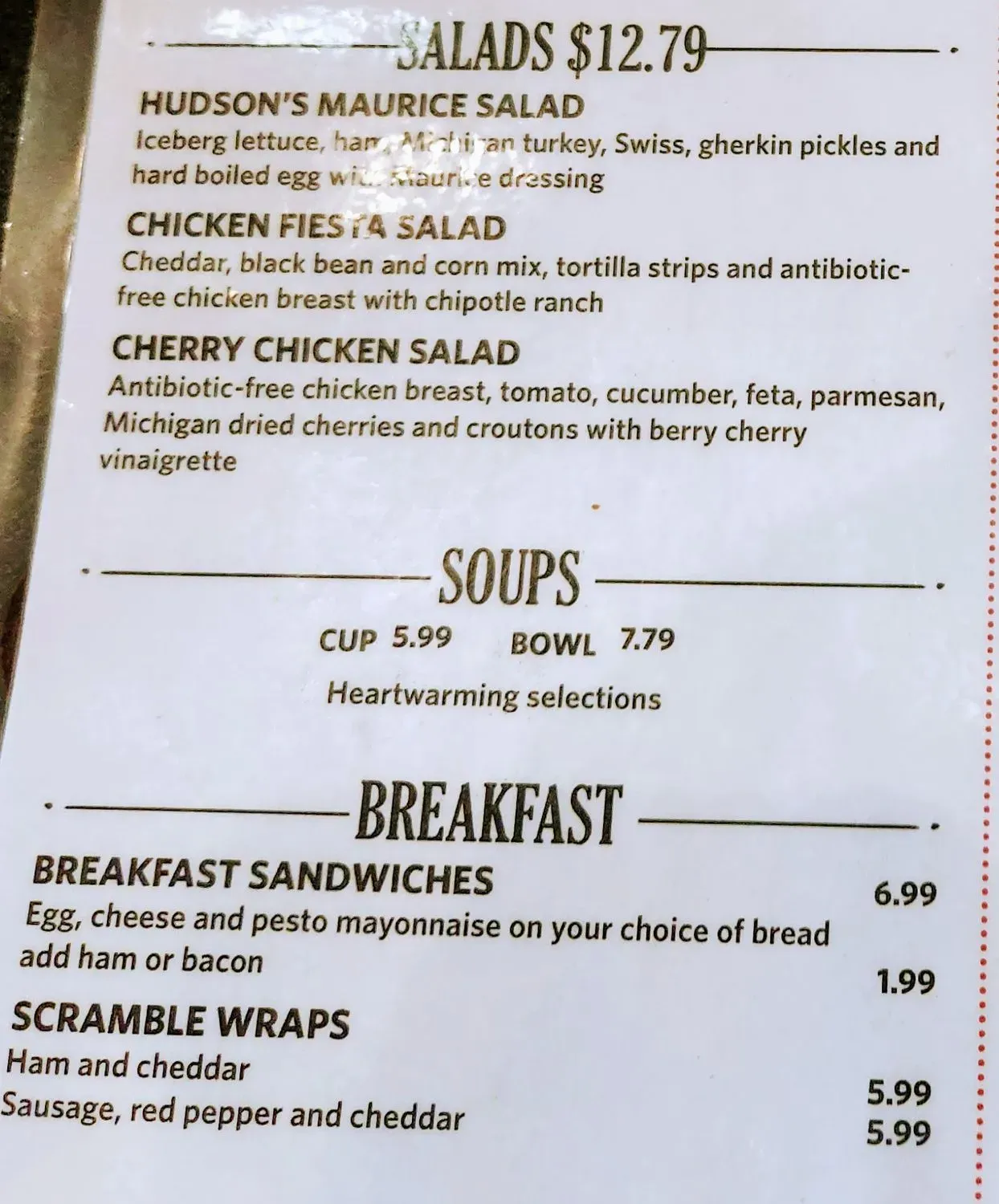 Menu 2