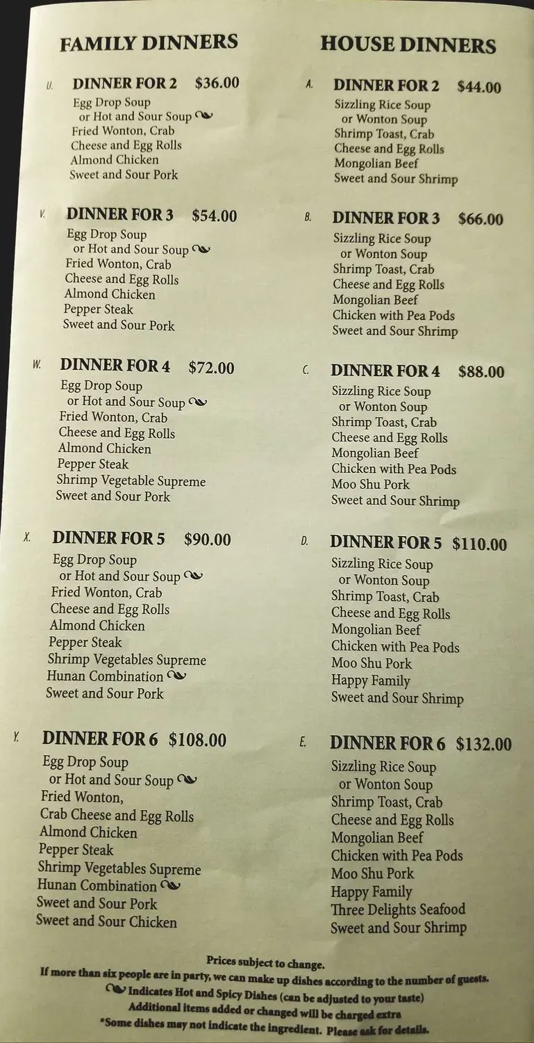 Menu 2