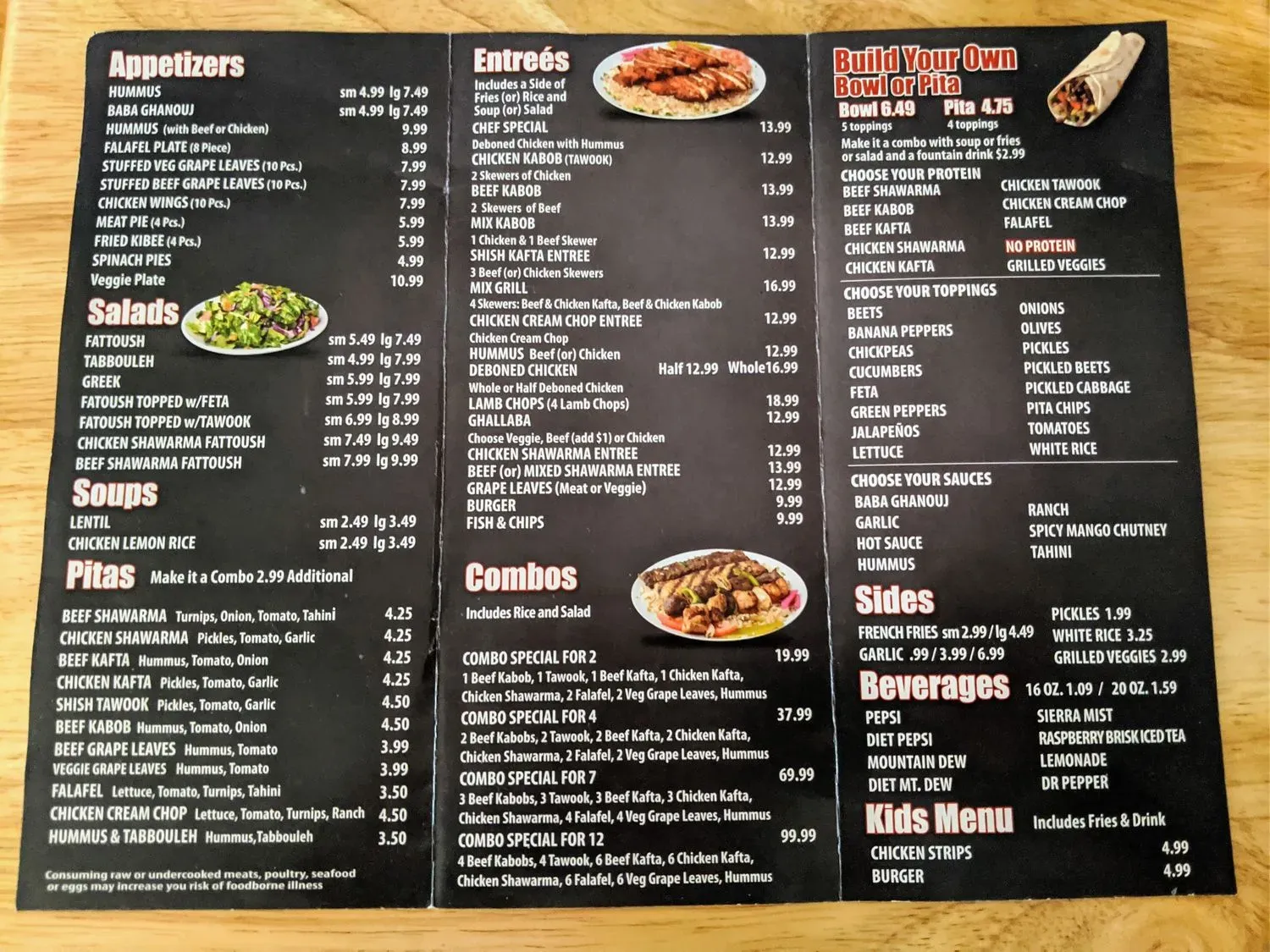 Menu 3