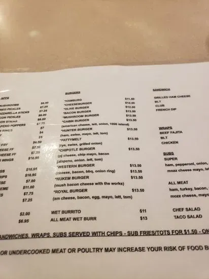 Menu 5