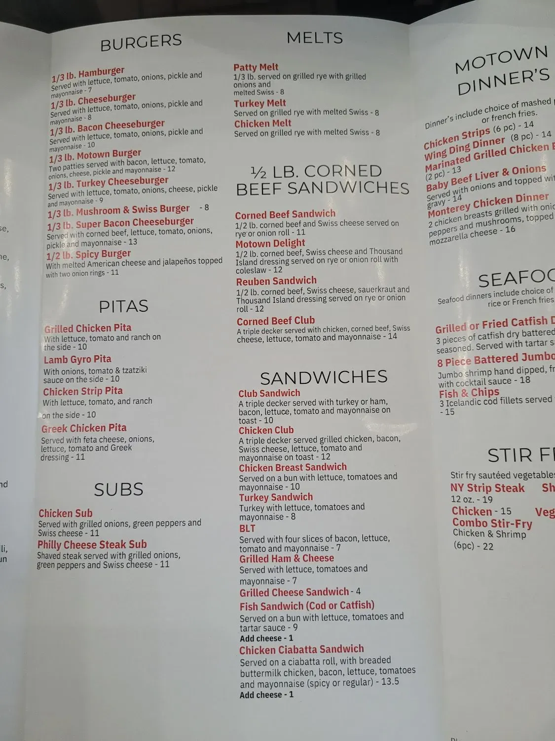 Menu 4