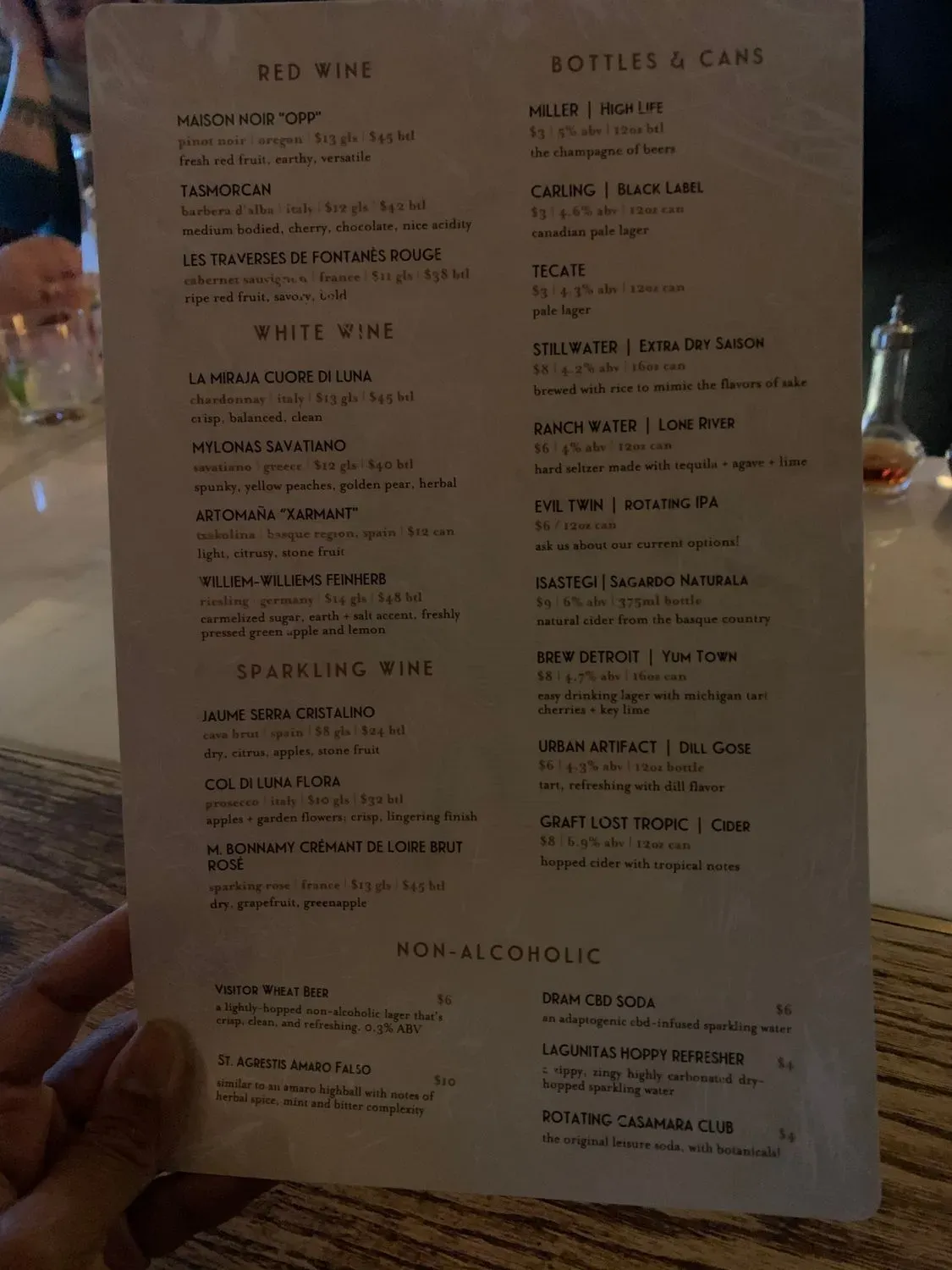 Menu 5