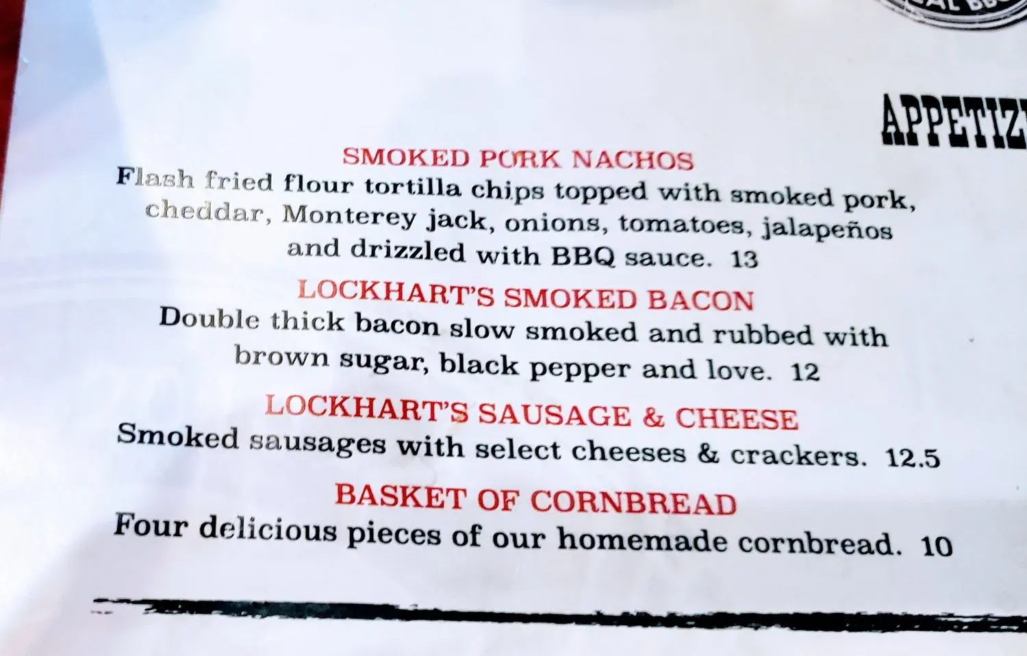 Menu 6