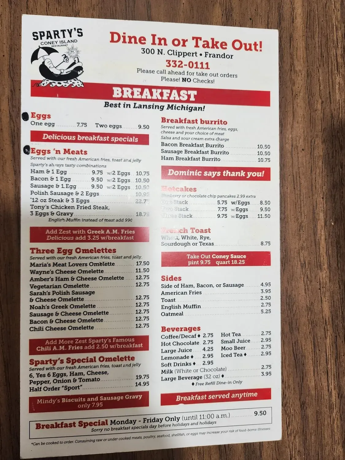 Menu 4