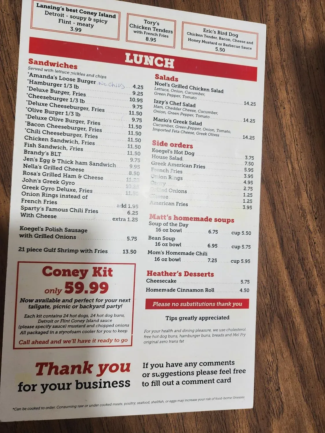 Menu 6