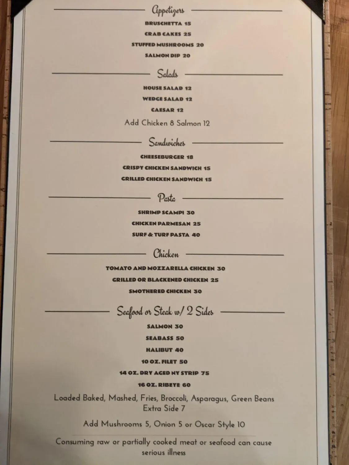 Menu 5