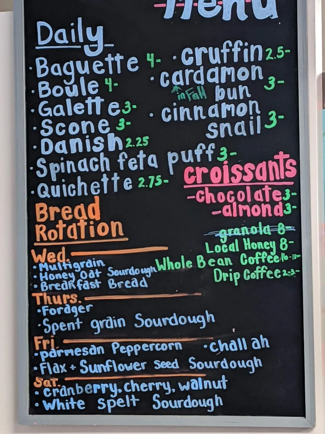 Menu 3