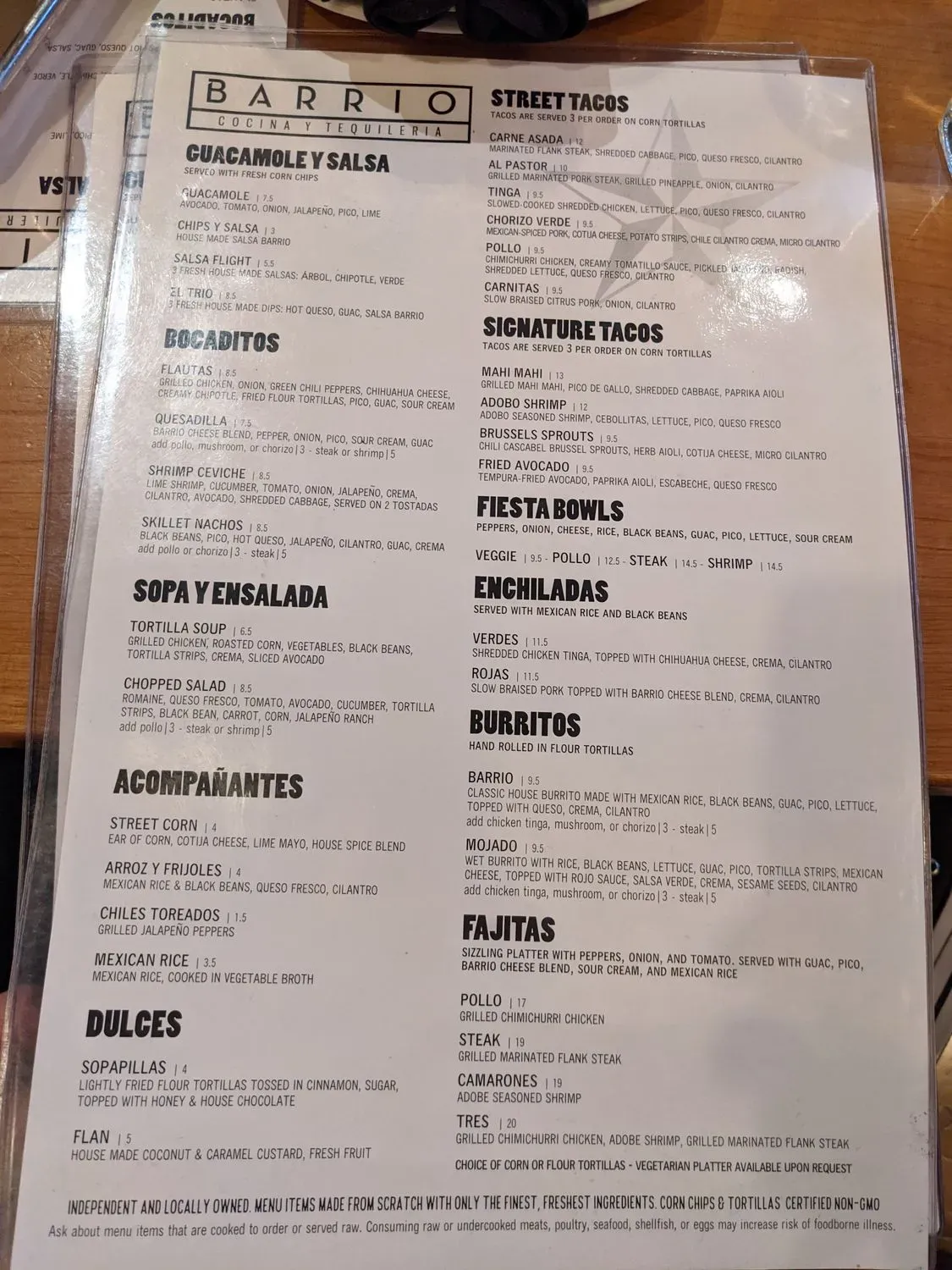 Menu 3