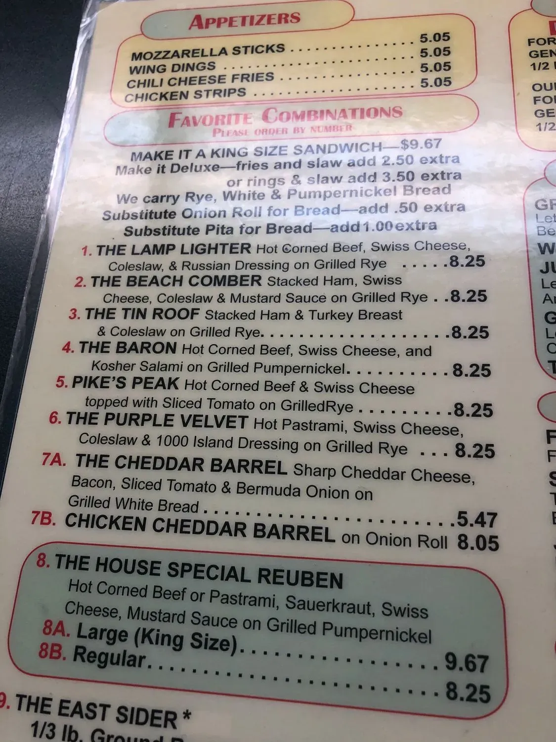 Menu 5