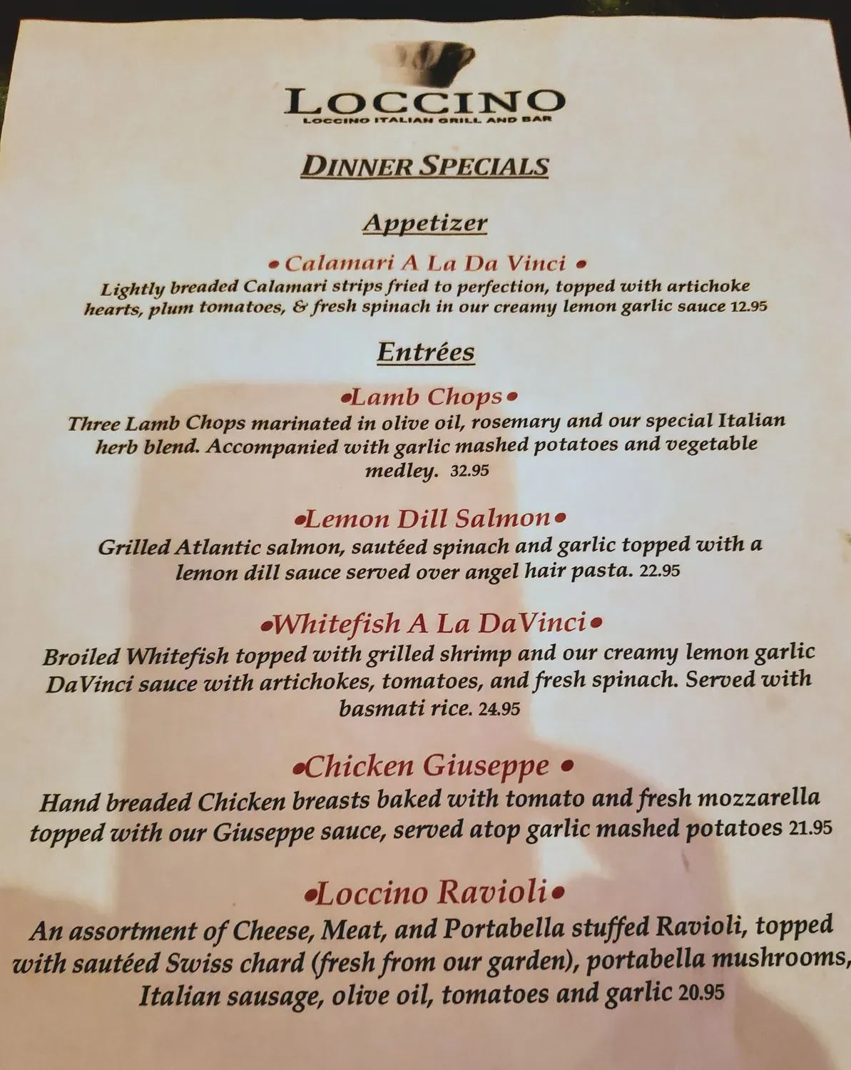 Menu 2