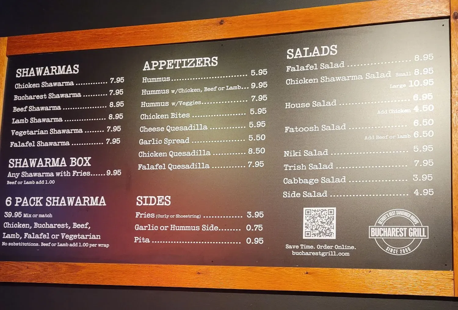 Menu 3