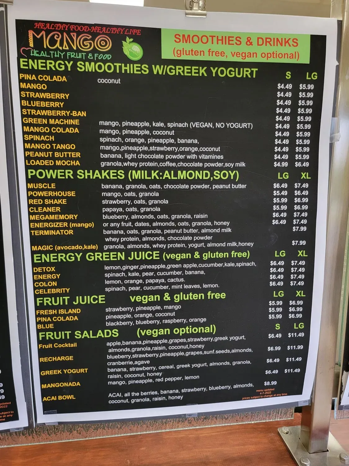 Menu 3