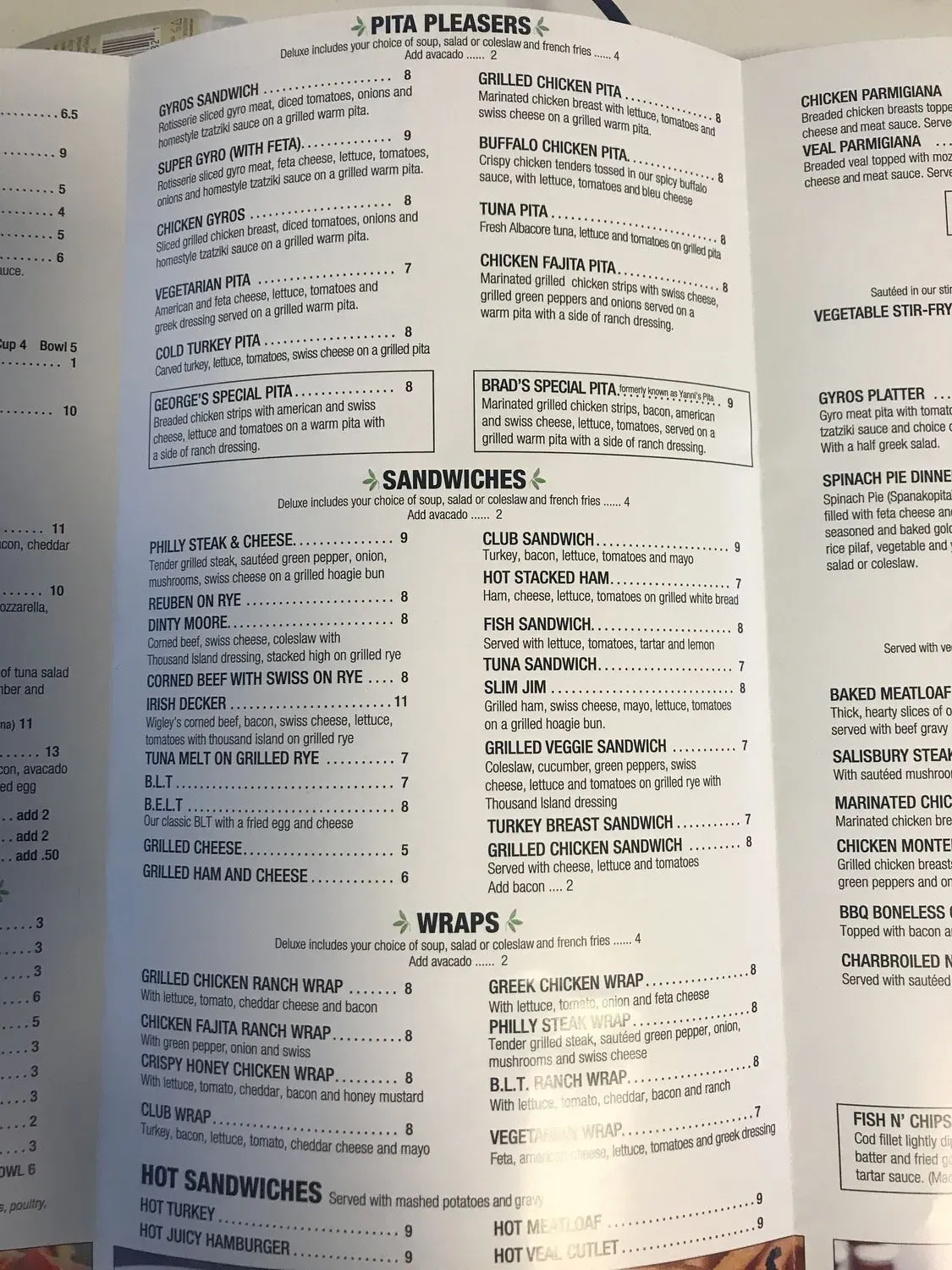 Menu 2