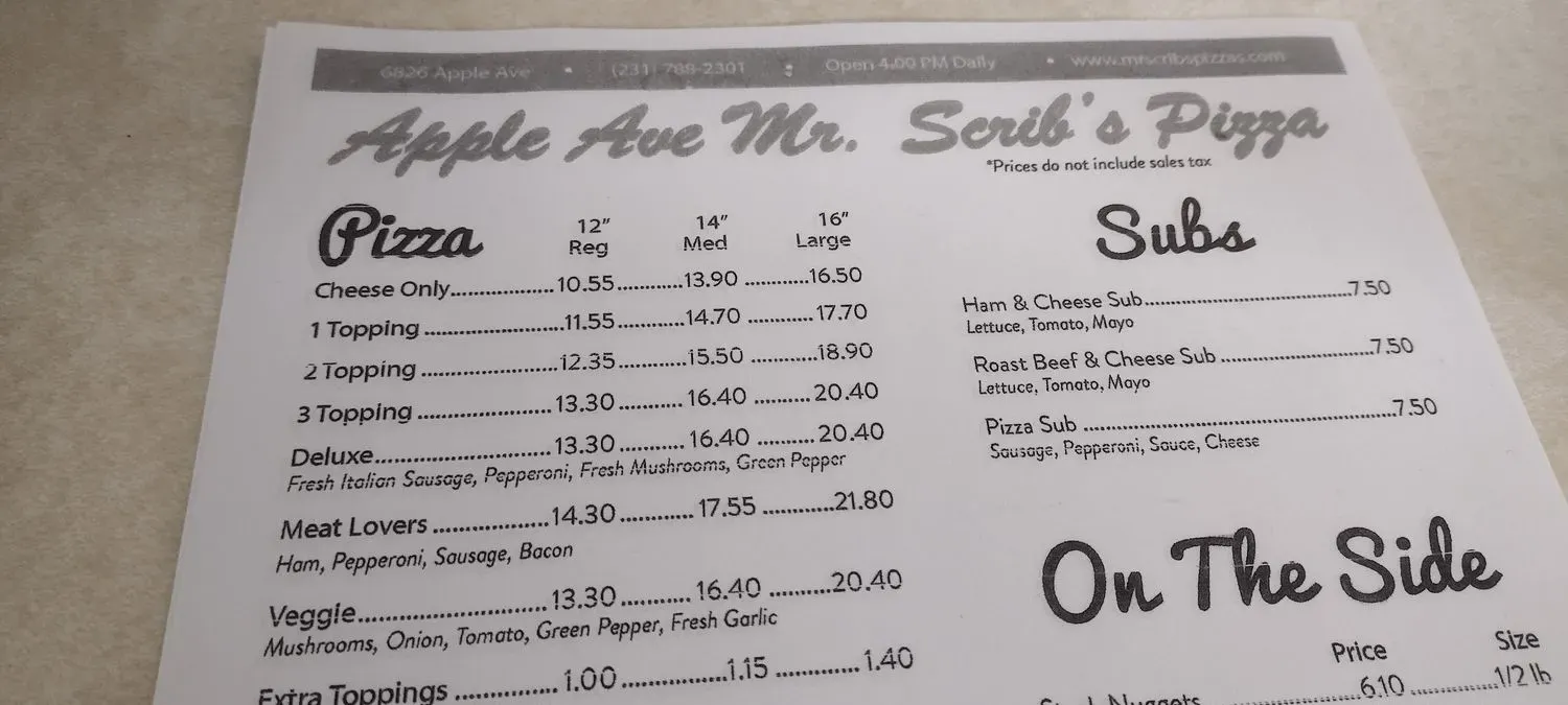 Menu 4