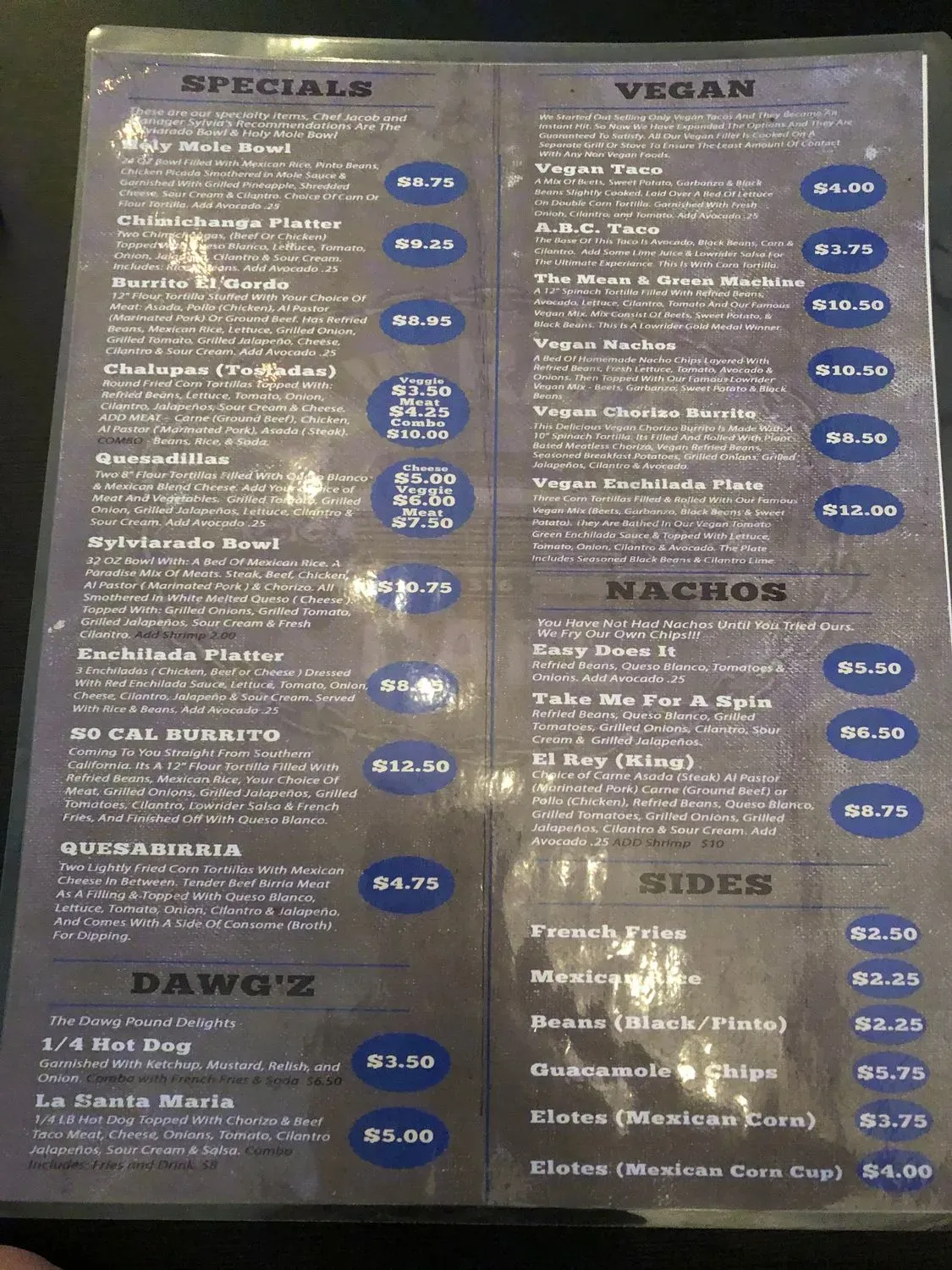 Menu 4