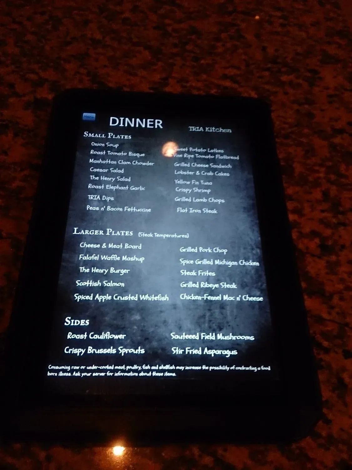 Menu 5