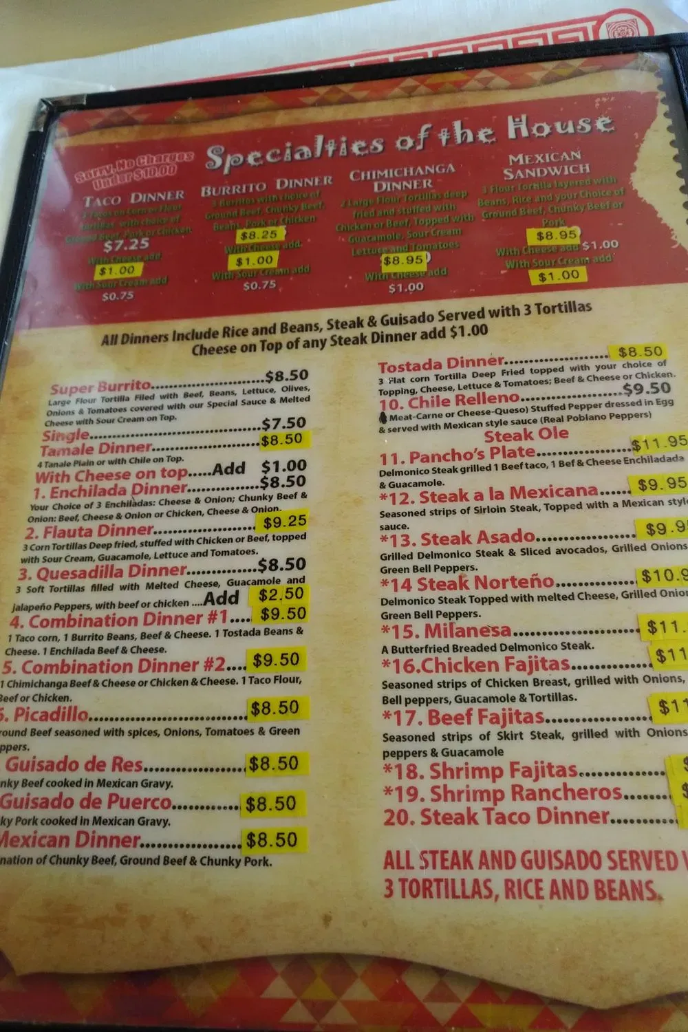 Menu 2