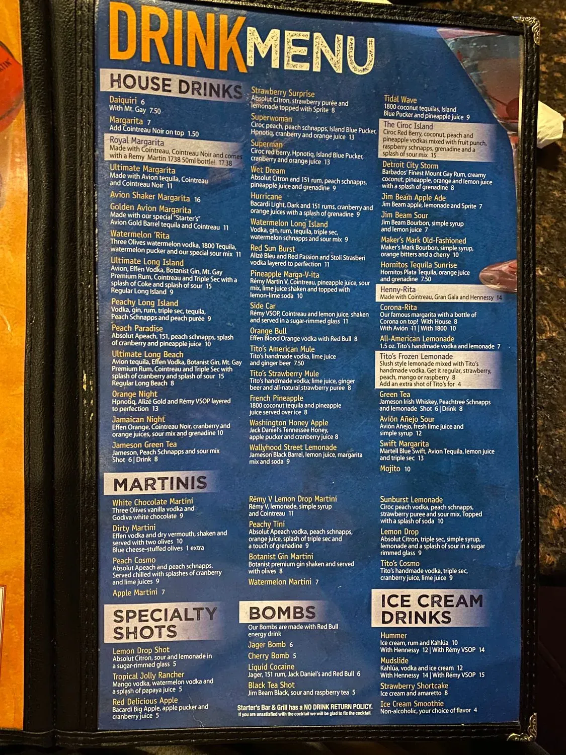 Menu 3