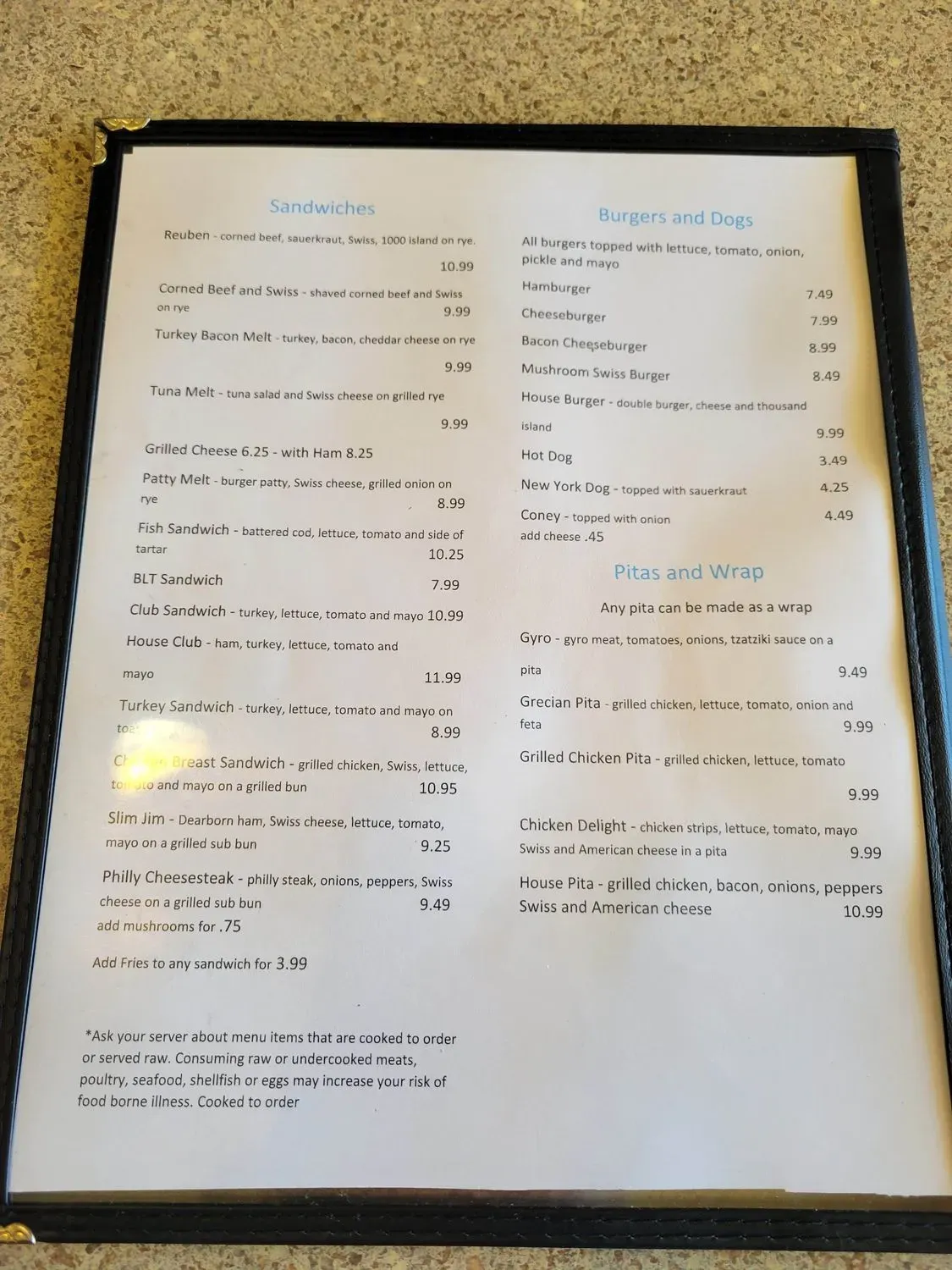 Menu 3