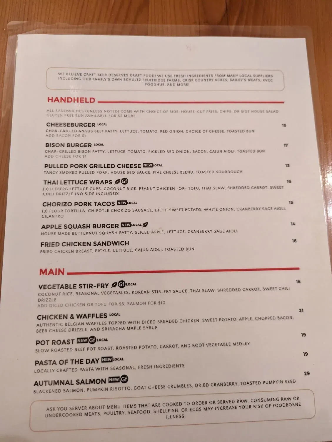 Menu 2