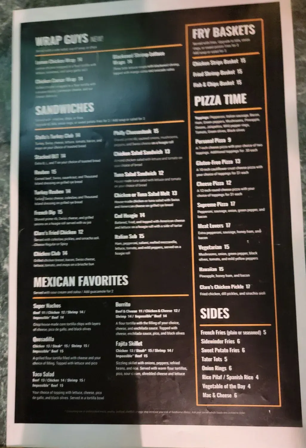 Menu 4