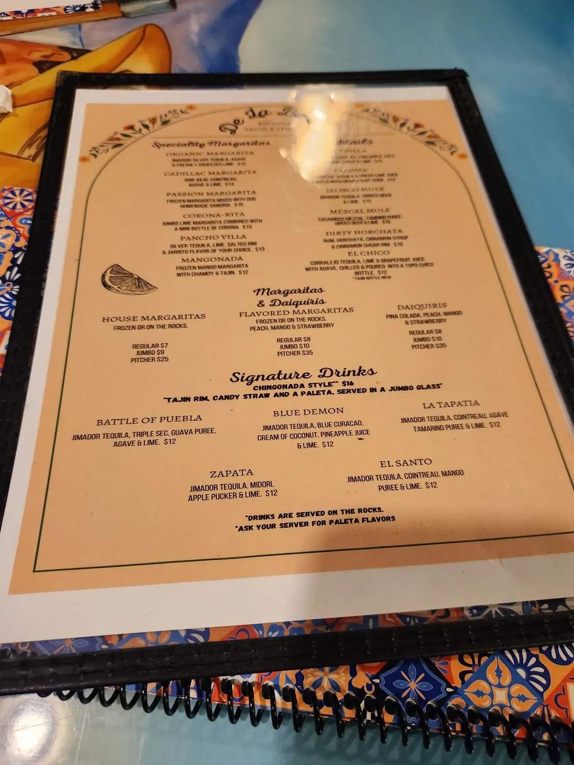 Menu 5