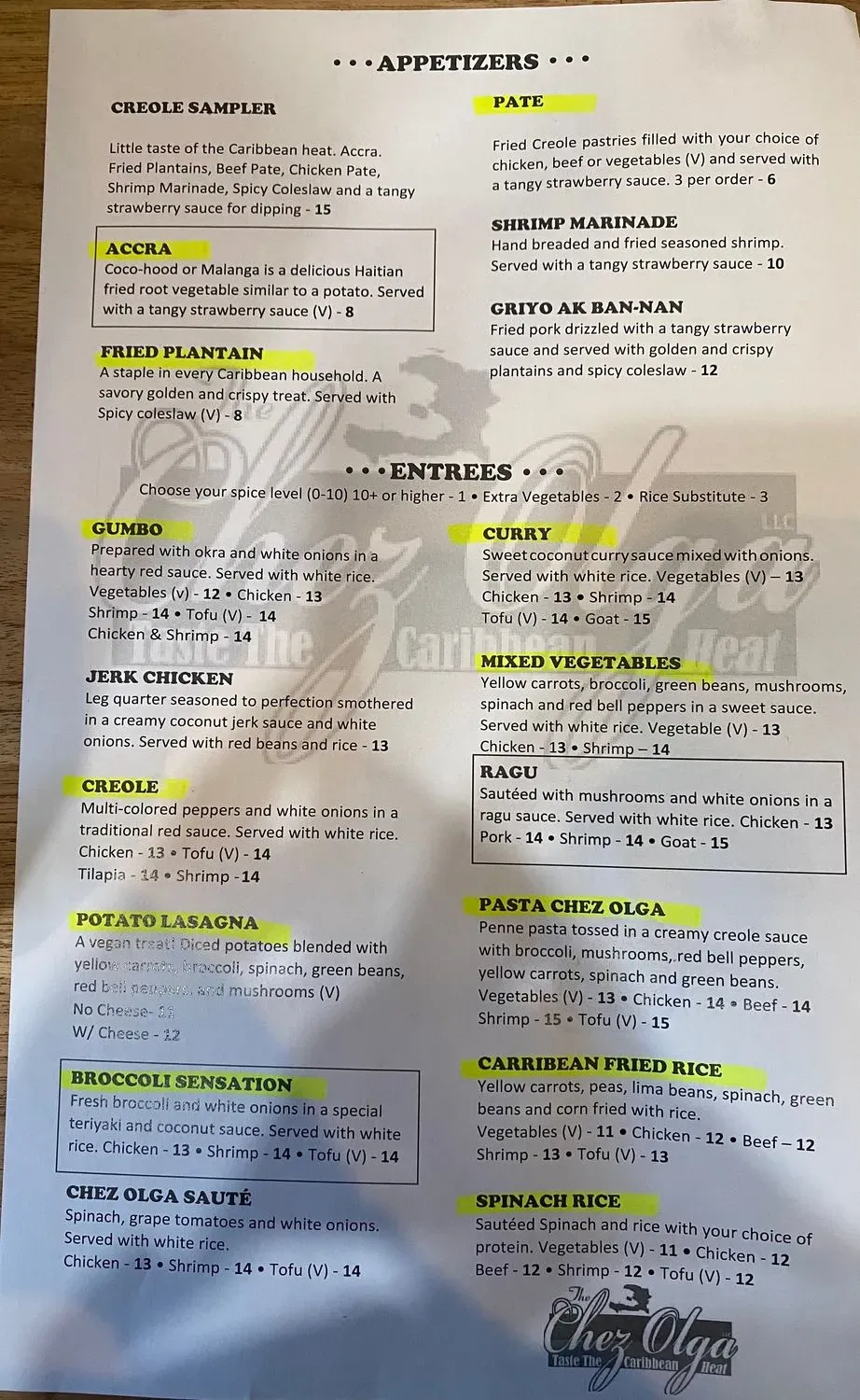 Menu 2