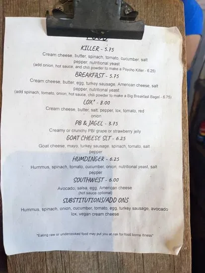 Menu 4