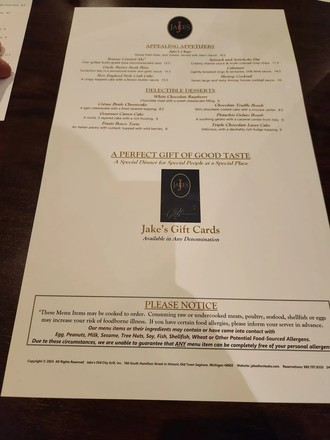 Menu 4