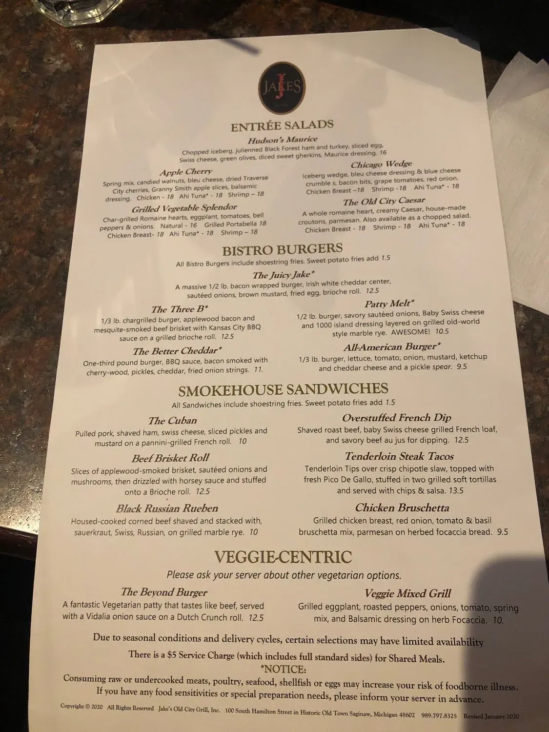 Menu 6