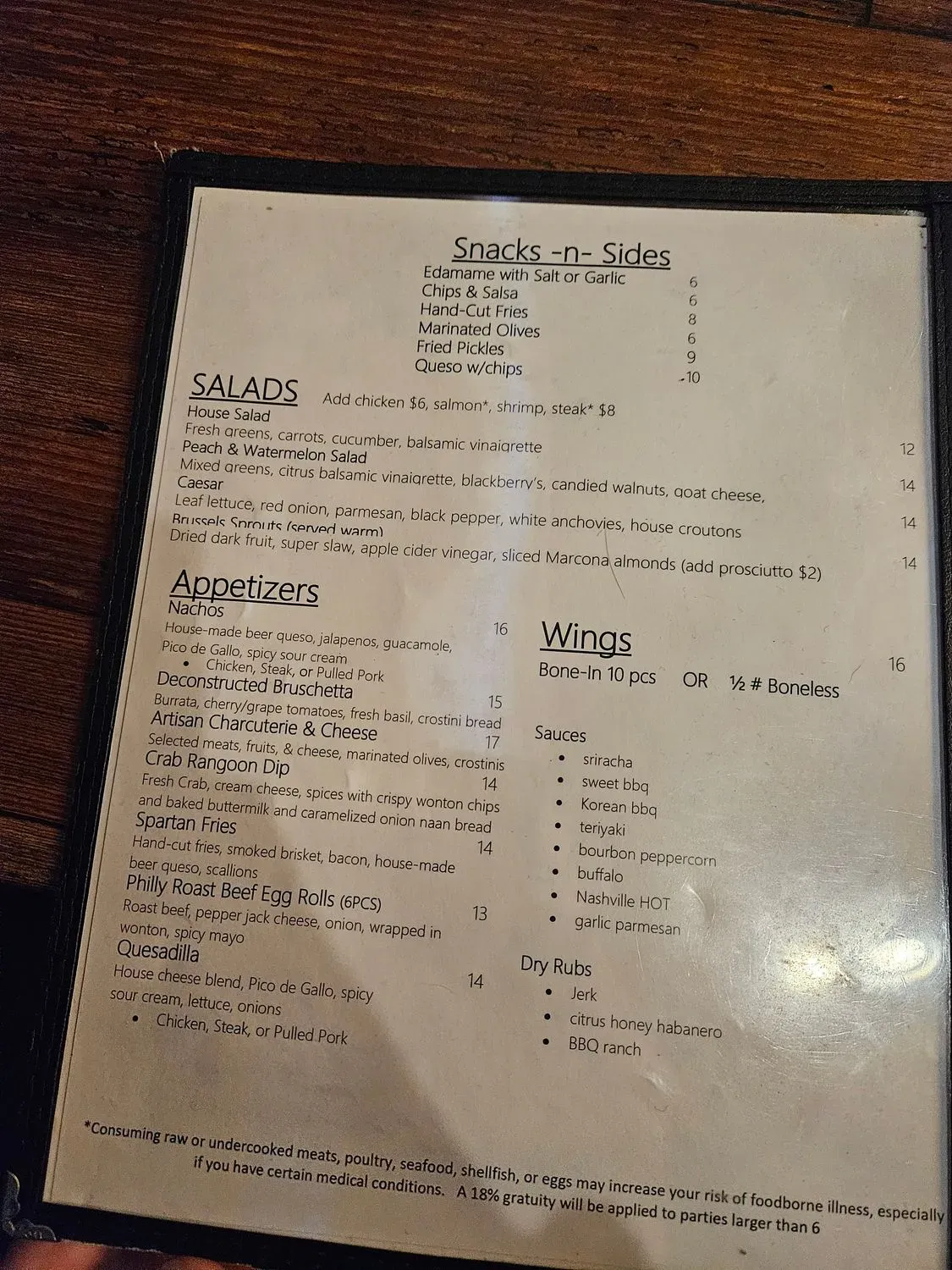 Menu 4